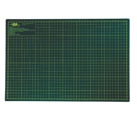 Base de Corte de Plástico Verde p/ Patchwork 45x30