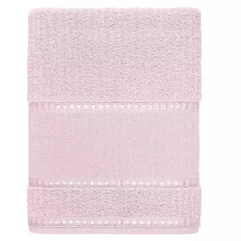 Toalha de Visita p/ Bordar Ligia III Rosa Cristal 229 - 33X50