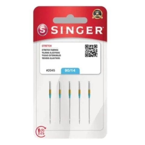 Agulha Doméstica Especial Nº 90/14 Singer - Blister c/5