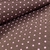 Tricoline Poá Rosa fundo Marrom - comprar online