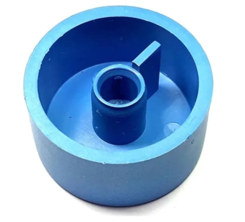 Botão Retrocesso Singer Facilita 43/2868 Grande c/ Furo Pequeno Azul