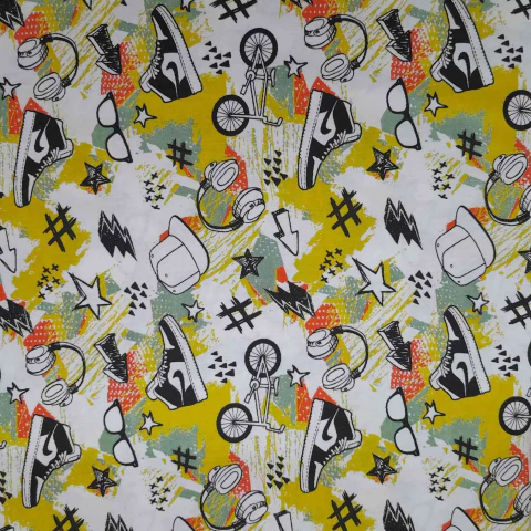 Tricoline Bicicleta e boné