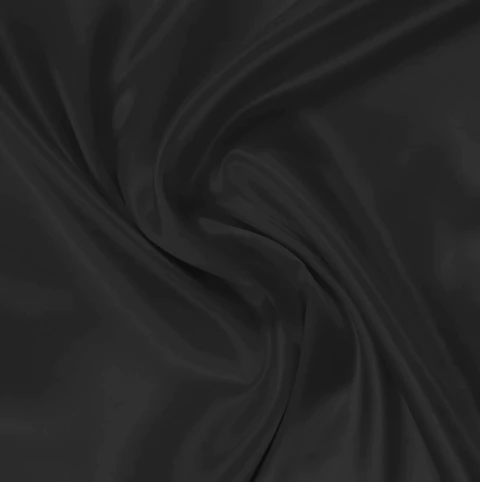 Tecido Cetim Labele Preto - 1,47 Largura