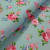 Oxfordine Digital Floral Rosa fundo Azul - 100% Poliéster - comprar online