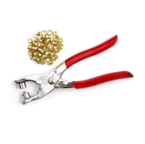 Alicate Aplicador Ilhós c/ 100 Ilhós