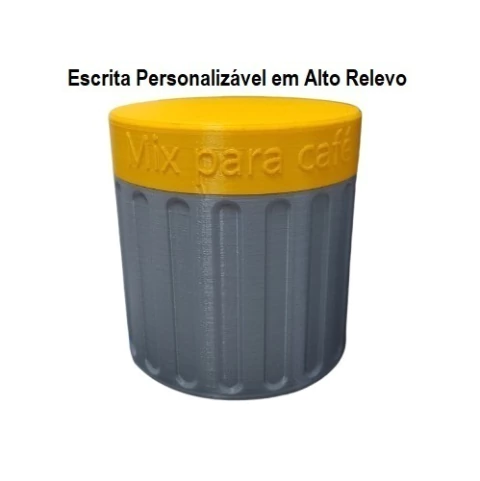 Tampa c/ Rosca sem Pote 3D