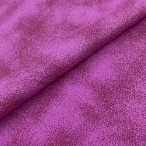 Tricoline Efeito Esponjado / Poeirinha Rosa Fucsia