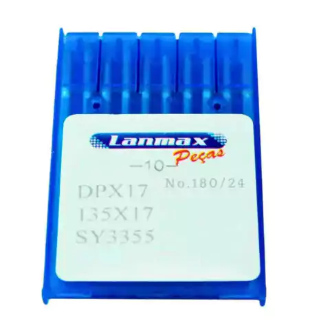 Agulha Máquina Sacaria DPx17 180/24 SIRUBA (unid)