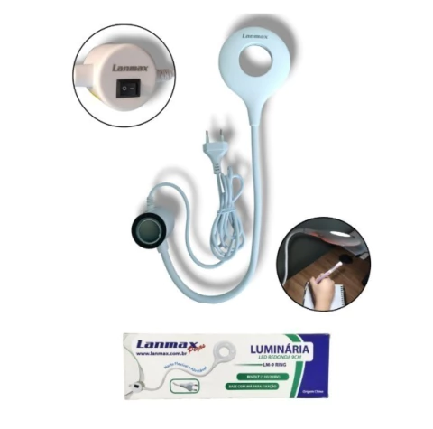 Luminária Led Ring Redonda Bivolt 9cm