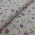 Tecido Cotton Linho Flor Lilás e Ramos Verde (80% Algodão 20% Linho) - comprar online