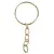 Argola Chaveiro Simples cor: Ouro LULI