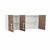 Alacena cocina mueble Mosconi 1,20M Melam Blanco Carva Mezzo - comprar online