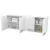 Alacena cocina mueble Mosconi 1,40M Melamina Blanco - comprar online