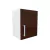 Alacena Cocina Módulo Mosconi 40cm Melamina Blanco Chocolate
