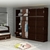 Placard Mosconi 2 Pue Corrediza Baulera Alzada 1,40M Wengue - comprar online