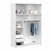 Placard Mosconi Baulera Dakar 2 Pue Corrediza 1,80m Blanco - comprar online