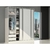 Imagen de Placard Mosconi 3 Pue Corredizas 1,80M Premium Blanco
