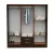 Placard Mosconi 6 Puertas 2 Caj Melamina Dakar Wengue en internet