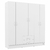 Ropero Placard Mosconi Express 6 Puertas 2 Caj Blanco