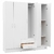 Ropero Placard Mosconi Express 6 Puertas 2 Caj Blanco en internet