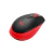 Mouse Inalámbrico Logitech M190 Rojo Y Negro
