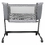 Cuna Colecho Moises Bebe Gema Gris Safety 1St - EMOOD