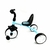 Triciclo Xg-7741 con Respaldo Celeste Bebitos - comprar online