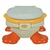 Pelela Pato 3 En 1 Color Naranja Bebitos - tienda online