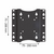 Soporte TV Fijo Nakan NAK456 de 17" a 43" hasta 30Kg - comprar online