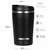 Vaso con Doble Pared Waterdog AMERICAN380BK 380 ml Negro Acero - comprar online