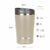 Vaso con Doble Pared Waterdog AMERICAN380CM 380 ml Concrete - comprar online