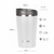 Vaso con Doble Pared Waterdog AMERICAN380WH 380 ml Blanco Acero - comprar online