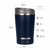 Vaso con Doble Pared Waterdog AMERICAN380IN 380 ml Azul Acero - comprar online