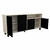Vajillero 170 Mosconi 4 Puertas Helsinki Negro - comprar online