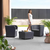 Set de Muebles Nova Berner 55476 2 Sillones 1 Mesa Grafito - EMOOD