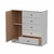 Cómoda Mosconi Pack 5 Cajones Blanco Mate - comprar online