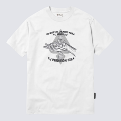 Camiseta Regular MCD Plata Mano - Branco na internet