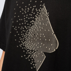 Camiseta Regular MCD Espada Quadrados - Preto - comprar online
