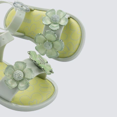 Mini Melissa Mar Sandal Flower Chrome Baby - comprar online