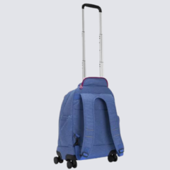 Mochila Zea Rodinhas Kipling Dew Blue - Karibia Boutique