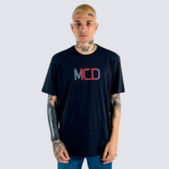 Camiseta Regular MCD Termocromo Emborrachado - Preto