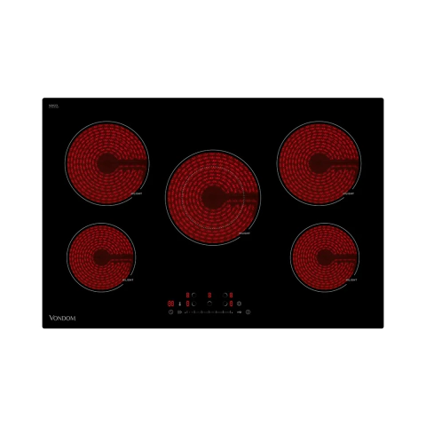 Anafe Eléctrico Vitrocerámica Empotrable Vondom - 77 Cm - comprar online