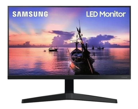 Monitor Samsung Lf27t350fhlxzx 27 Ips Full Hd 75hz Freesync, Diseño Sin Bordes, Dark Blue Gray