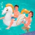 Combo Bestway Pony Inflable 159x109 + Inflador Manual 30cm - comprar online