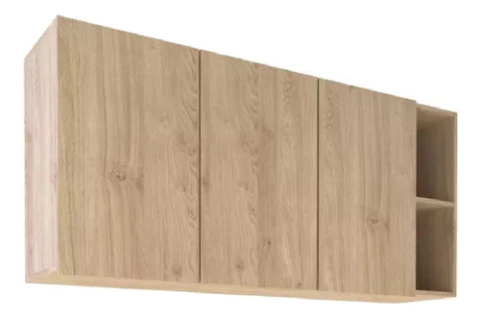 Alacena 140 Cm Moderna Mueble De Cocina 3 Puertas Melamina