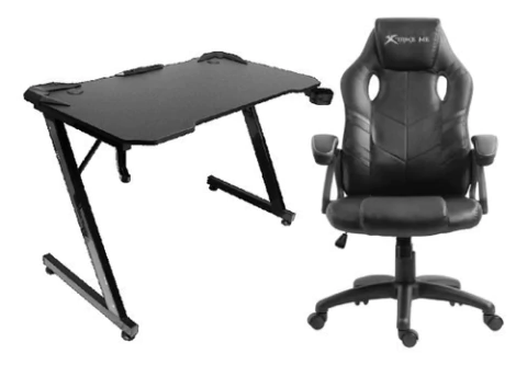 Escritorio Gaming Xtrike-me Dk-02b Y Silla Gc-803 Ergonómica