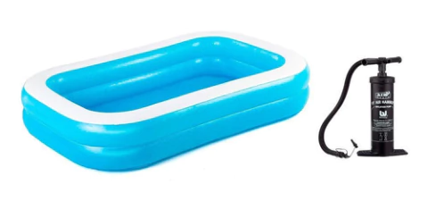 Pileta Inflable 262x175x51 + Inflador Bestway 62030