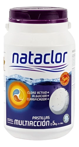 Cloro Activo Nataclor En Pastillas De 200grs Total 5 Kilos