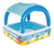 Pileta Inflable Cuadrada Bestway 52192 De 140cm X 140cm X 114cm 265l Multicolor