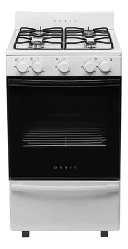 Cocina A Gas Blanca 4 Hornallas Autolimp Orbis 978bc4m Blanco